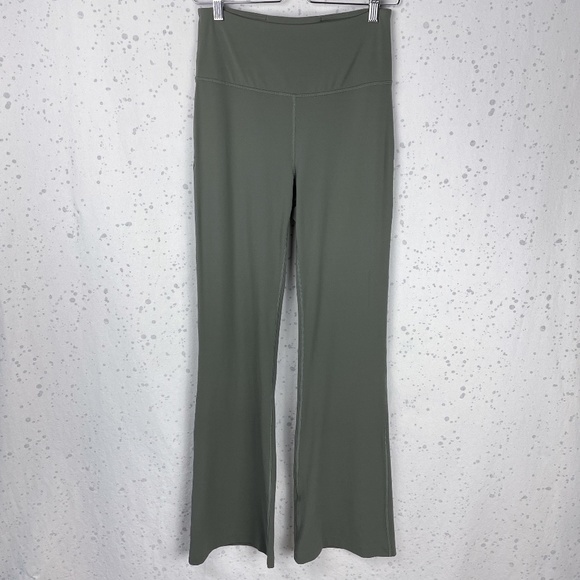lululemon athletica Pants - Lululemon Groove Pant Flare Nulu Grey Sage 8